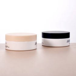 JG-AQ120S Low Profile Opal White Glass Jar 120ml
